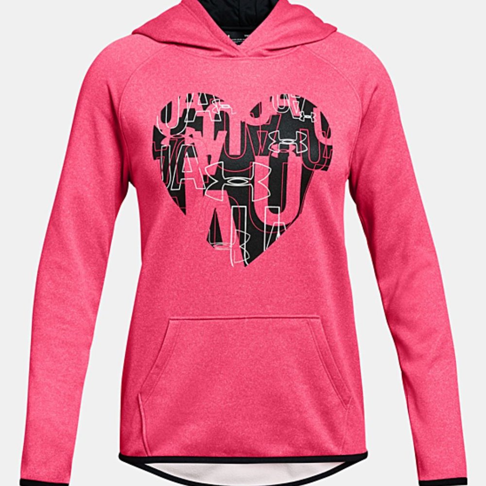 Under Armour Girls Armourfleece Hoody Heart
